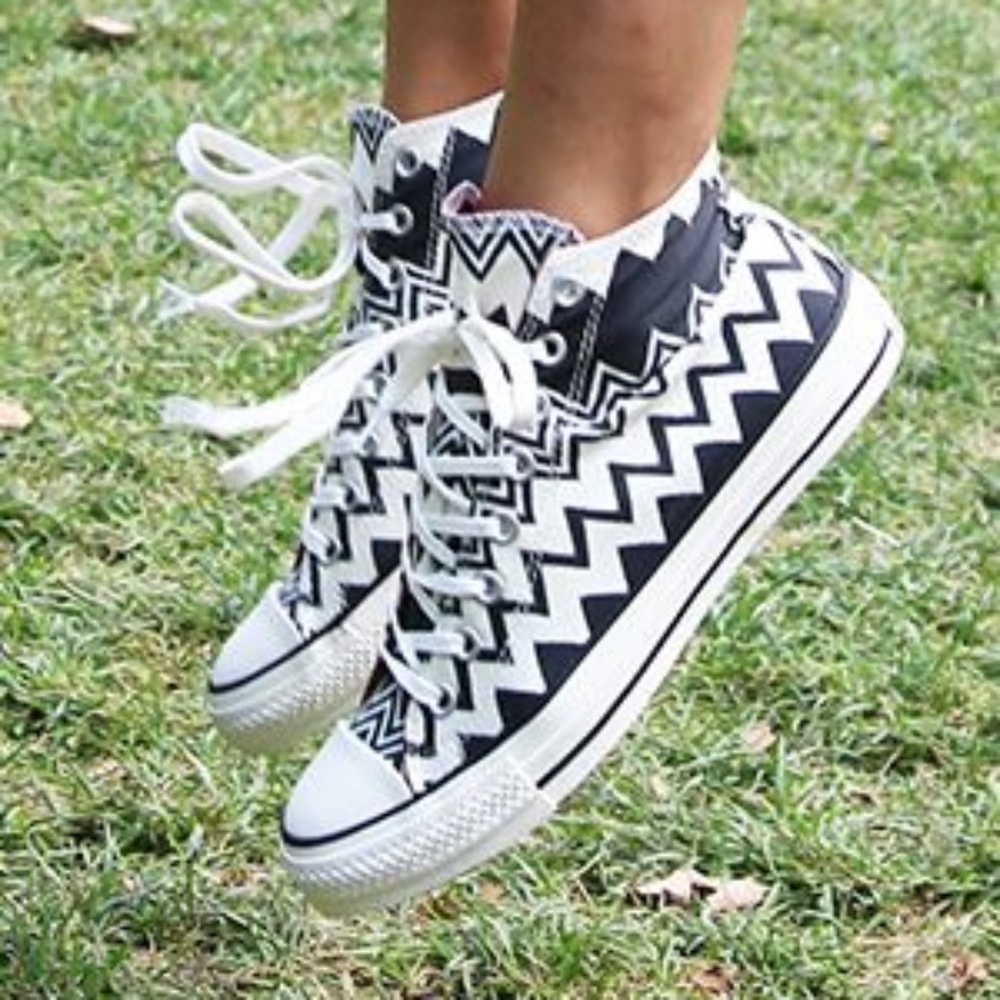 converse x missoni • limited hi top sneakers